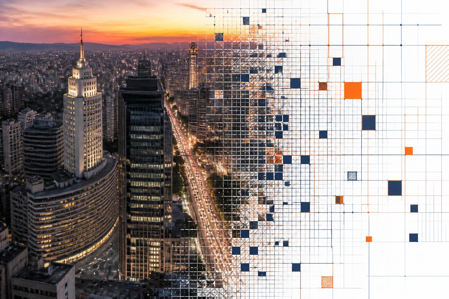 São Paulo se transformando em um grid de dados